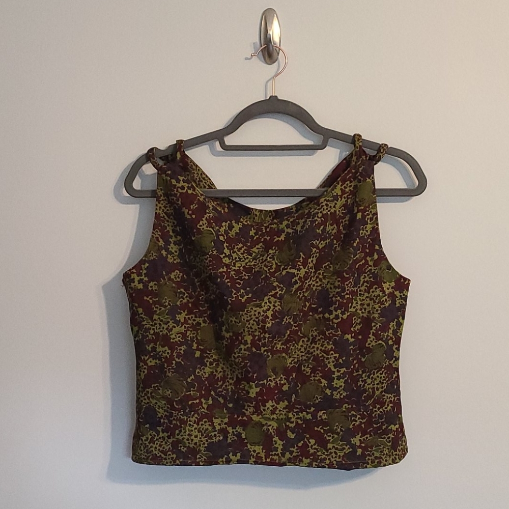 Vintage upcycled crop top
